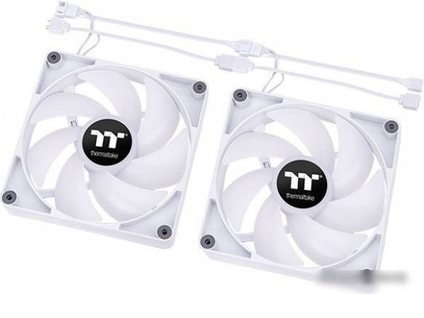 Вентилятор для корпуса Thermaltake CT120 ARGB Sync White 2-Fan Pack CL-F153-PL12SW-A