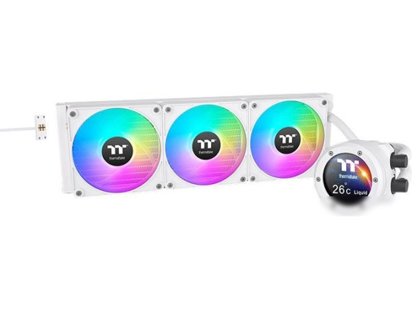 Жидкостное охлаждение для процессора Thermaltake TH360 V2 Ultra EX ARGB Snow Edition CL-W426-PL12SW-A