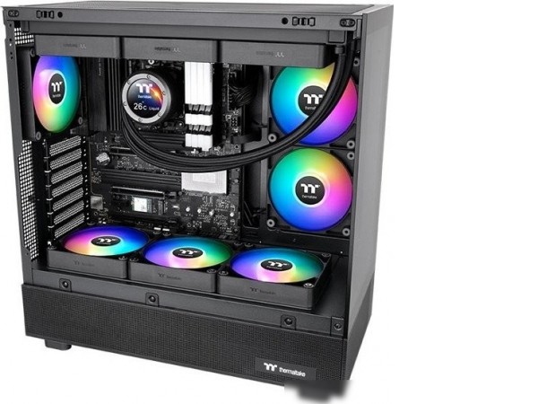 Набор вентиляторов Thermaltake CT120 Sync Reverse ARGB 2-Fan Pack CL-F173-PL12SW-A