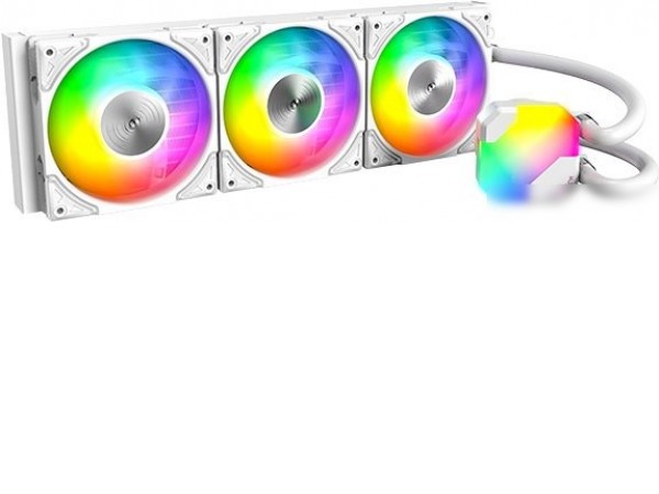 Жидкостное охлаждение для процессора Montech HyperFlow ARGB 360 (белый)