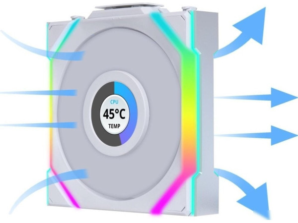 Комплект вентиляторов для корпуса с контроллером Lian Li Uni Fan SL 120 Wireless LCD G99.12SLLCD1W3W.R0