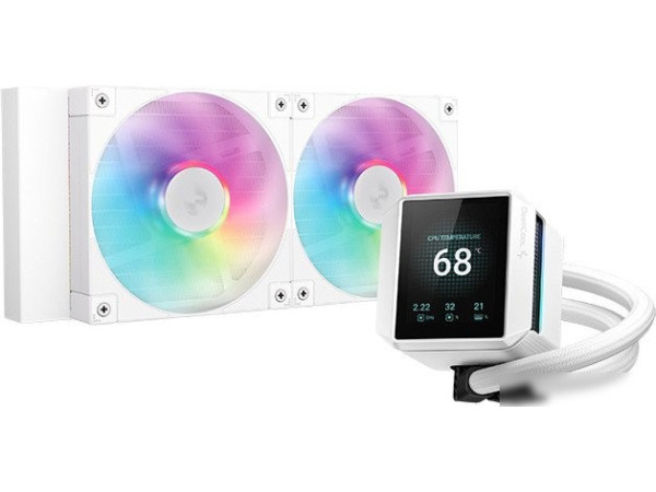 Система жидкостного охлаждения для процессора DeepCool Mystique 240 WH ARGB R-LX240-WHDSNMCP-G-1