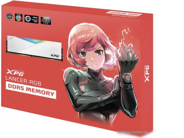 Оперативная память ADATA XPG Lancer RGB 2x16ГБ DDR5 6400МГц AX5U6400C3216G-DCLARWH