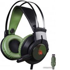 Наушники A4Tech Bloody J450 (черный/зеленый)