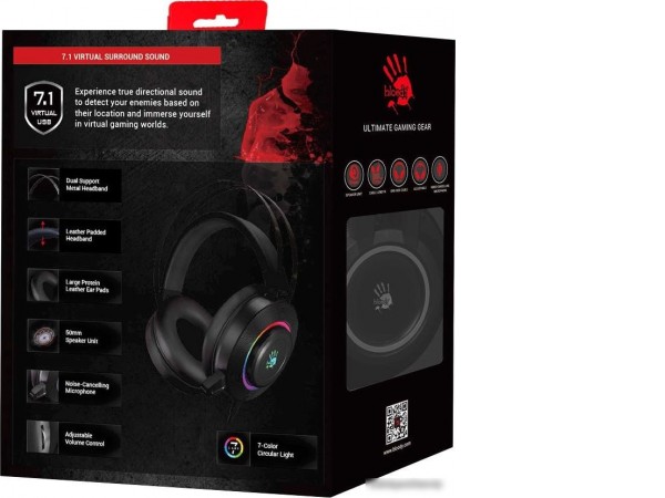 Наушники A4Tech Bloody G521 (черный)