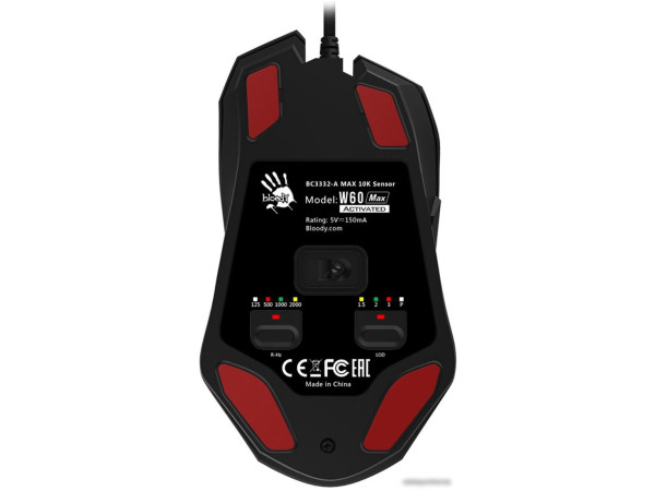 Игровая мышь A4Tech Bloody W60 Max (черный)