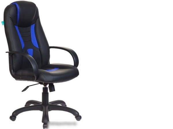 Кресло Бюрократ VIKING-8/BL+BLUE (черный/синий)