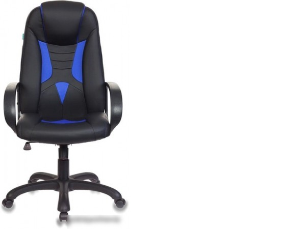 Кресло Бюрократ VIKING-8/BL+BLUE (черный/синий)