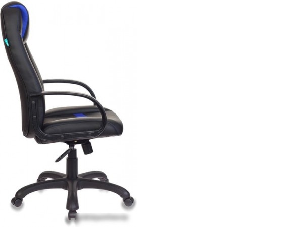Кресло Бюрократ VIKING-8/BL+BLUE (черный/синий)