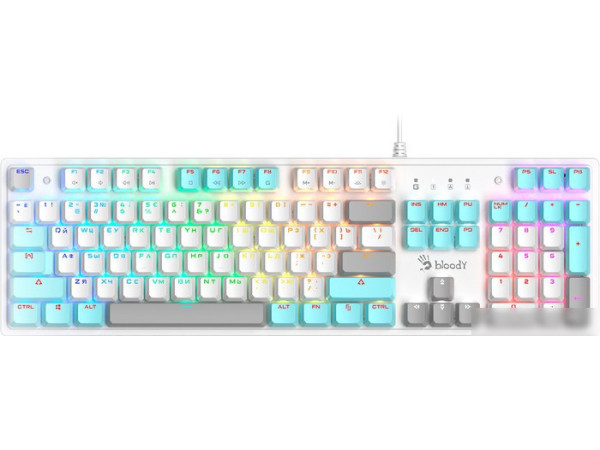 Клавиатура A4Tech Bloody S510R (белый)
