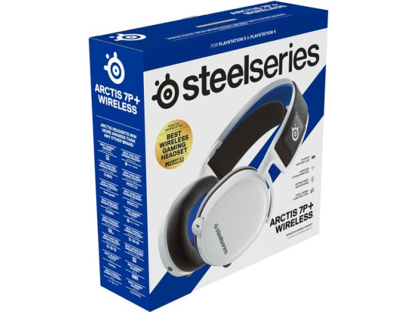 Наушники SteelSeries Arctis 7P+ Wireless (белый)
