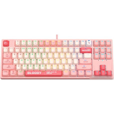 Клавиатура A4Tech Bloody S87 Energy Pink (Bloody BLMS Red Plus)