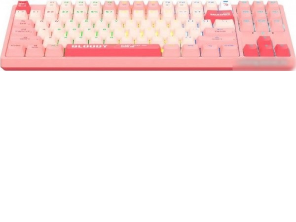 Клавиатура A4Tech Bloody S87 Energy Pink (Bloody BLMS Red Plus)