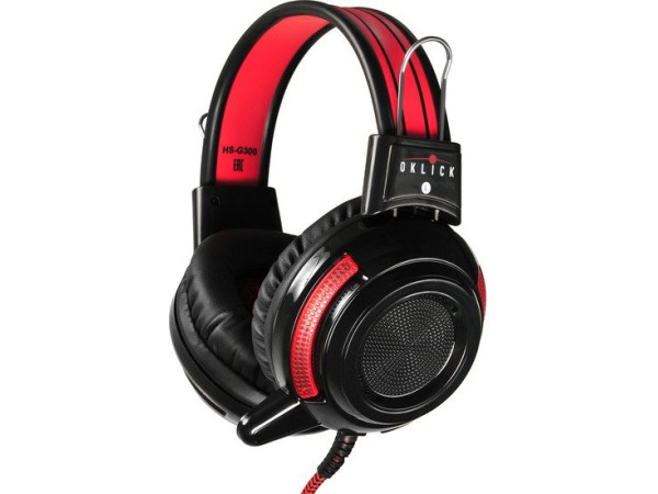 Наушники Oklick HS-G300 Armageddon (черный/красный)