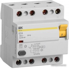 Устройство защитного отключения IEK ВД1-63 4Р 63А 30мА MDV10-4-063-030
