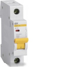Выключатель автоматический IEK ВА47-29 1Р 10А 4.5кА В MVA20-1-010-B
