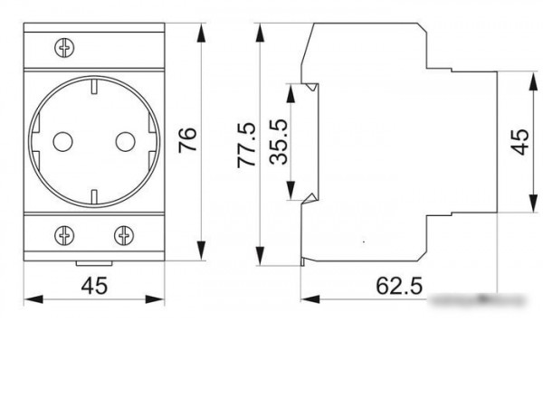 Розетка IEK РАр10-3-ОП (MRD10-16) (Белый)