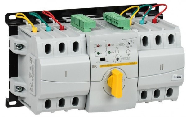 Устройство автоматического ввода резерва IEK АВР-1 Standard 63А MAT10-063