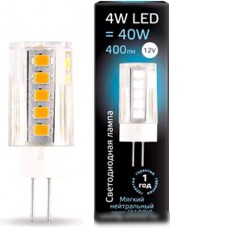 Светодиодная лампочка Gauss Elementary G4 12V 4W 400lm 4100K 10724