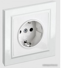 Розетка IEK Brite РСР14-1-0-БрБ