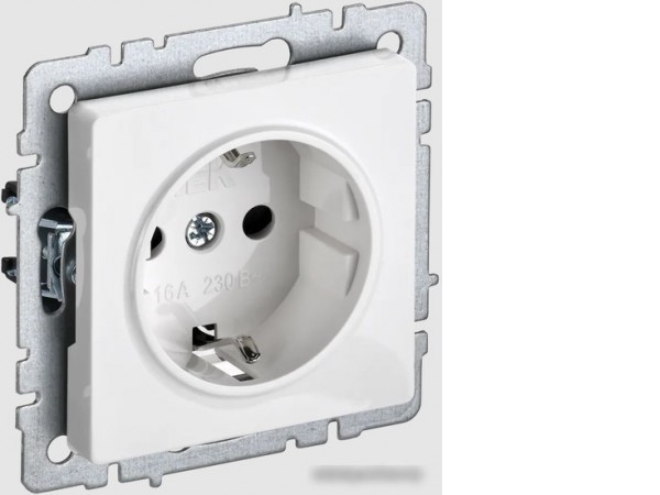 Розетка IEK Brite РС14-1-0-БрБ