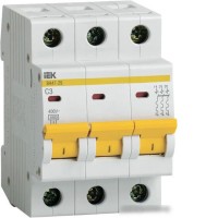 Выключатель автоматический IEK ВА 47-29 3А 3P 4.5кА С MVA20-3-003-C