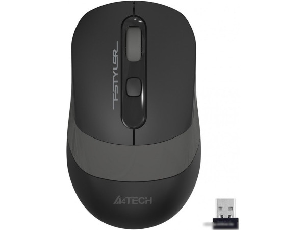 Мышь A4Tech Fstyler FG10S (черный/серый)