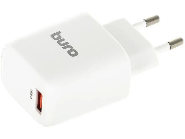 Сетевое зарядное Buro BUWG1 (белый)