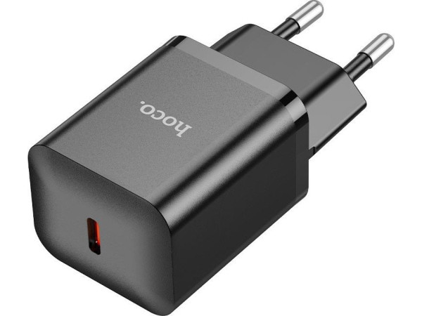 Сетевое зарядное Hoco N27 (черный)