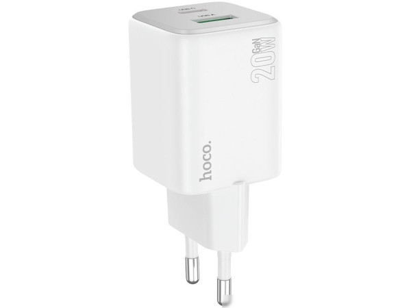 Сетевое зарядное Hoco N41 (белый)