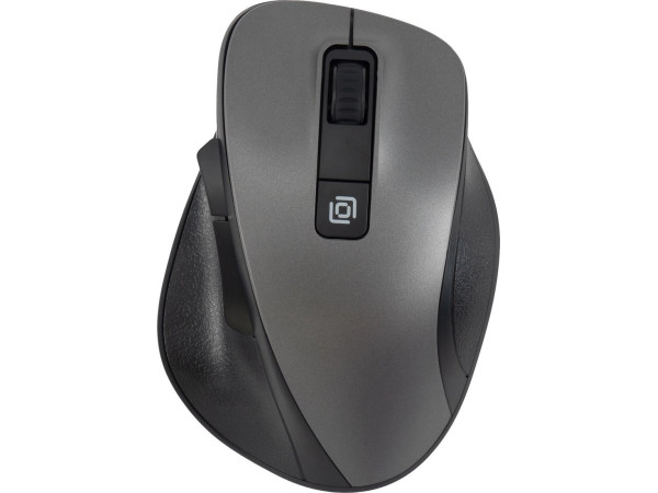 Мышь Oklick 504MW (черный/серый)