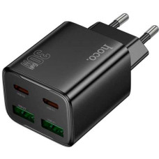 Сетевое зарядное Hoco N56 (черный)