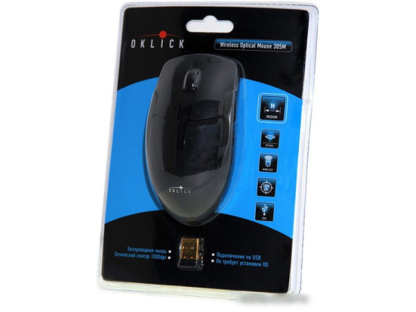 Мышь Oklick 305M Cordless Optical
