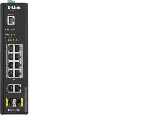 Коммутатор D-Link DIS-200G-12PS/A1A