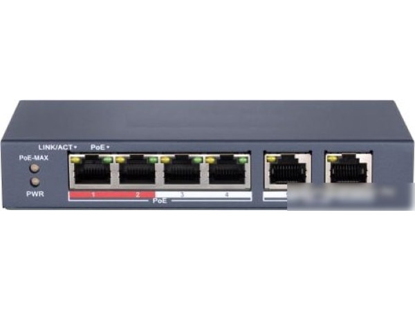 Коммутатор Hikvision DS-S604P