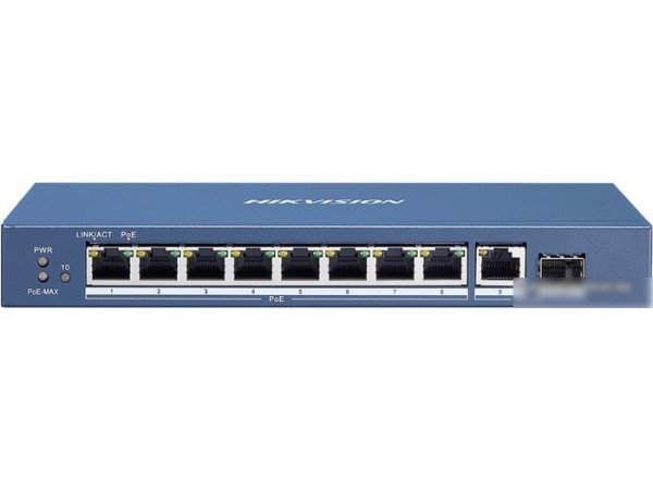 Коммутатор Hikvision DS-3E0510P-E