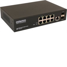 Управляемый коммутатор уровня 2+ Osnovo SW-70802/L2
