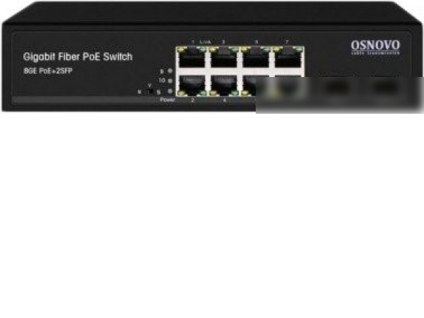 Неуправляемый коммутатор Osnovo SW-80802(150W)