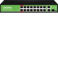 Неуправляемый коммутатор Digma DSP216F-1G-1C-R300