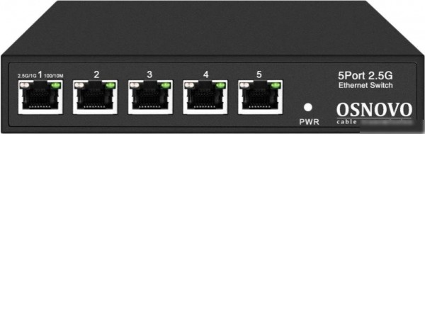 Неуправляемый коммутатор Osnovo SW-5D-1(60W)