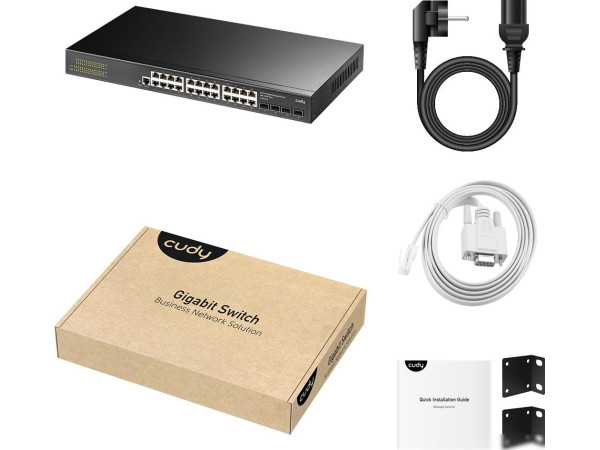 Управляемый коммутатор 2-го уровня Cudy GS2024S2 1.0