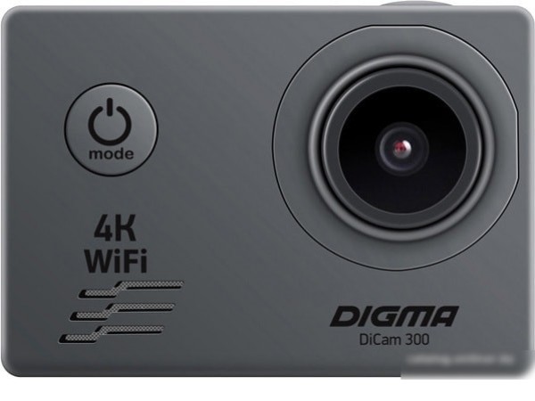 Экшен-камера Digma DiCam 300 (серый)
