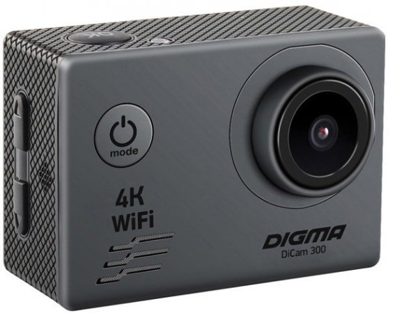 Экшен-камера Digma DiCam 300 (серый)