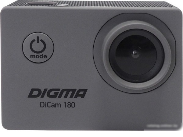 Экшен-камера Digma DiCam 180 (серый)