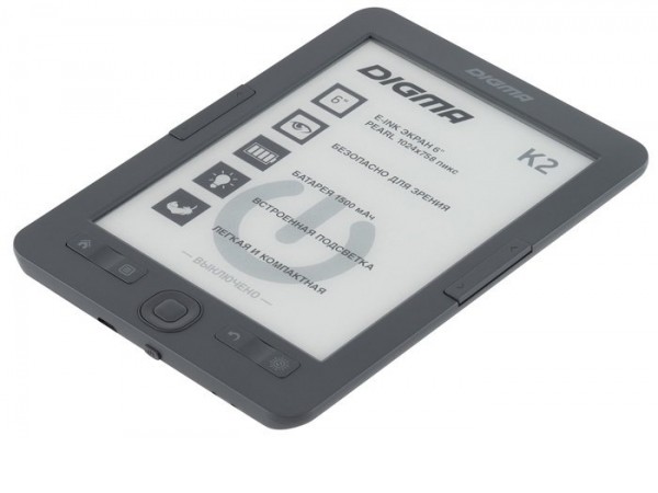 Электронная книга Digma K2