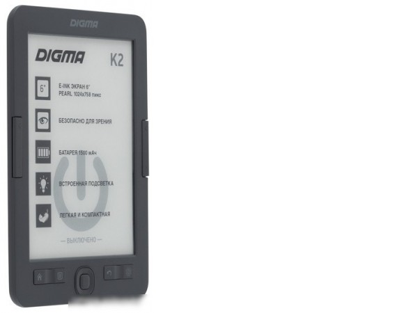 Электронная книга Digma K2