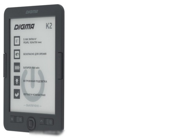 Электронная книга Digma K2