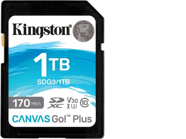 Карта памяти Kingston Canvas Go! Plus SDXC 1TB