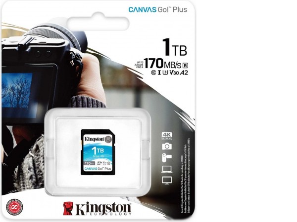 Карта памяти Kingston Canvas Go! Plus SDXC 1TB
