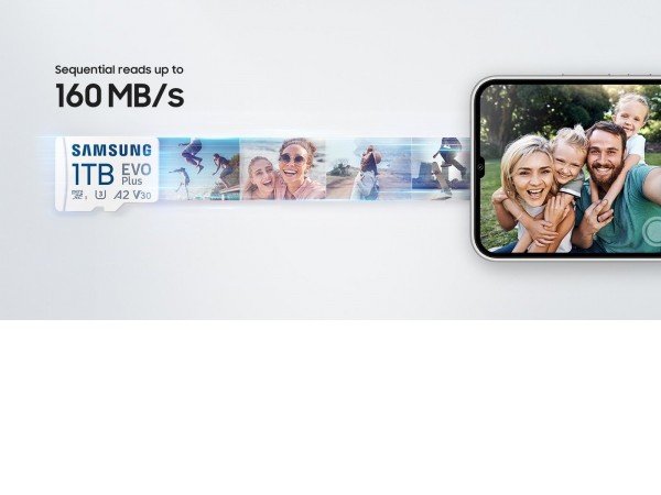 Карта памяти Samsung EVO Plus 2024 microSDXC 64GB (с адаптером)